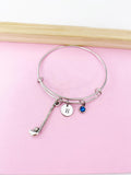 Silver Golf Club and Ball Charm Bracelet, N5631A