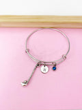 Silver Golf Club and Ball Charm Bracelet, N5631A