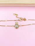 Gold Pineapple Charm Bracelet, N5769