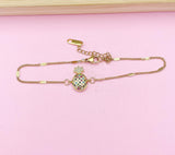 Gold Pineapple Charm Bracelet, BP5769