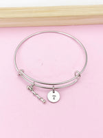 Baton Drum Major Bracelet, Baton Twirling Charm, Majorette Charm, Band Gifts, Senior Gift, Graduation Gift, Personalized Gift, N1364