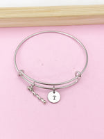 Baton Drum Major Bracelet, Baton Twirling Charm, Majorette Charm, Band Gifts, Senior Gift, Graduation Gift, Personalized Gift, N1364
