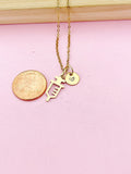 Gold Medical Injection Syringe Charm Necklace Best Christmas Gifts for Doctor Nurse, N2979A