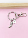 Silver Cucumber Keychain, N774D