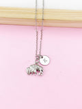 Silver Buffalo Charm Necklace, N5035