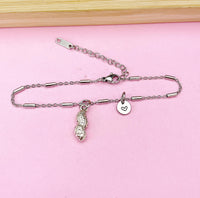 Silver Peanut Charm Bracelet, N1435A