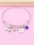 Silver Fox Charm Bracelet, Graduation Gift, Personalized Gift, N4583