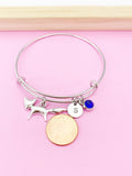Silver Fox Charm Bracelet, Graduation Gift, Personalized Gift, N4583