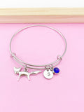 Silver Fox Charm Bracelet, Graduation Gift, Personalized Gift, N4583