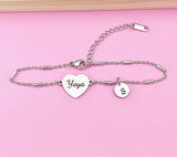 Yaya Gifts, Yaya Bracelet, Stainless Steel Heart Bracelet, Yaya Jewelry, Mother's Day Gift, Personalized Gifts, D263