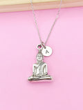 Buddha Necklace in Silver, Personalize Customize Gifts, N2626