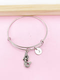 Silver Mermaid Charm Bracelet, Best Christmas Gift, N5697B