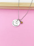 Silver Drum Major Necklace, Drum Major Jewelry, D106
