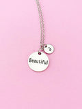 Silver Beautiful Charm Necklace, N4420