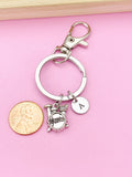 Silver Drum Set Musician Charm Keychain, N4787