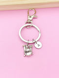 Silver Drum Set Musician Charm Keychain, N4787