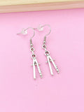 Silver Compass Charm Earrings, Architect Gift Architecture Architect Jewelry, E2265