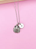 Silver Guinea Pig Charm Necklace, N1881B