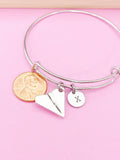 Paper Airplane Bracelet, Plane, Birthday's Gifts, Personalized Gifts, N297M