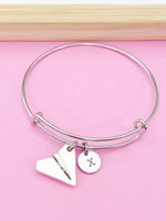 Paper Airplane Bracelet, Plane, Birthday's Gifts, Personalized Gifts, N297M