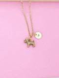 Gold Terrier Dog Charm Necklace, Dog Breed Charm, Dog Charm, Animal Charm, Pet Gift, Christmas Gift, N408A
