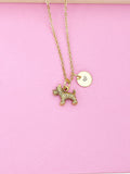 Gold Terrier Dog Charm Necklace, Dog Breed Charm, Dog Charm, Animal Charm, Pet Gift, Christmas Gift, N408A