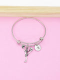 Silver Cheerleader Charm Bracelet, N922