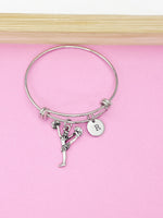 Silver Cheerleader Charm Bracelet, N922