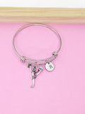 Silver Cheerleader Charm Bracelet, N922