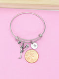 Silver Cheerleader Charm Bracelet, N922