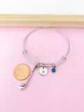 Silver Golf Club and Ball Charm Bracelet, N5631A