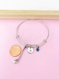 Silver Golf Club and Ball Charm Bracelet, N5631A
