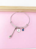 Silver Golf Club and Ball Charm Bracelet, N5631A