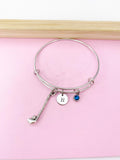 Silver Golf Club and Ball Charm Bracelet, N5631A