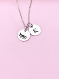 Silver Mellophone Charm Necklace Music Instrument School Marching Band Gifts Idea Personalized Customized Made to Order D437