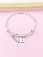 Baton Drum Major Bracelet, Baton Twirling Charm, Majorette Charm, Band Gifts, Senior Gift, Graduation Gift, Personalized Gift, N1364