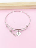 Baton Drum Major Bracelet, Baton Twirling Charm, Majorette Charm, Band Gifts, Senior Gift, Graduation Gift, Personalized Gift, N1364