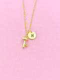Gold Mushroom Charm Necklace, N3521
