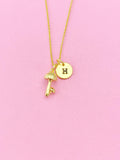 Gold Mushroom Charm Necklace, N3521