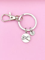 Pinky Swear Keychain, Silver Pinky Swear Charm Keyring, Pinky Promise Charm, Best Friends Gift, N1313
