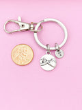 Pinky Swear Keychain, Silver Pinky Swear Charm Keyring, Pinky Promise Charm, Best Friends Gift, N1313