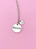 Silver Beautiful Charm Necklace, N4420