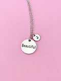 Silver Beautiful Charm Necklace, N4420