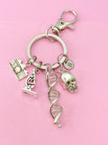 Crime Scene Investigation Keychain, DNA, Camera, Forensic Science Specialist, Scientist Gift, Doctor Gift, Researcher Gift, N4727