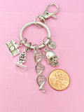 Crime Scene Investigation Keychain, DNA, Camera, Forensic Science Specialist, Scientist Gift, Doctor Gift, Researcher Gift, N4727