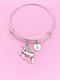 Silver Unicorn Charm Bracelet, N2075A