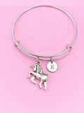 Silver Unicorn Charm Bracelet, N2075A
