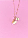 Gold Butterfly Charm Necklace, N2710F