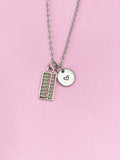 Silver Abacus Charm Necklace, N1500D