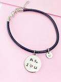 PS I Love You Bracelet, PS. I Heart U Charm, Boyfriends Girlfriend Valentine Gifts, Anniversary Gifts, Love Jewelry, N1102C